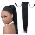 Long Straight Best Ponytail Human Hair Extensions For Black Women,Real Brazilian Human Hair Drawstring Pontail
